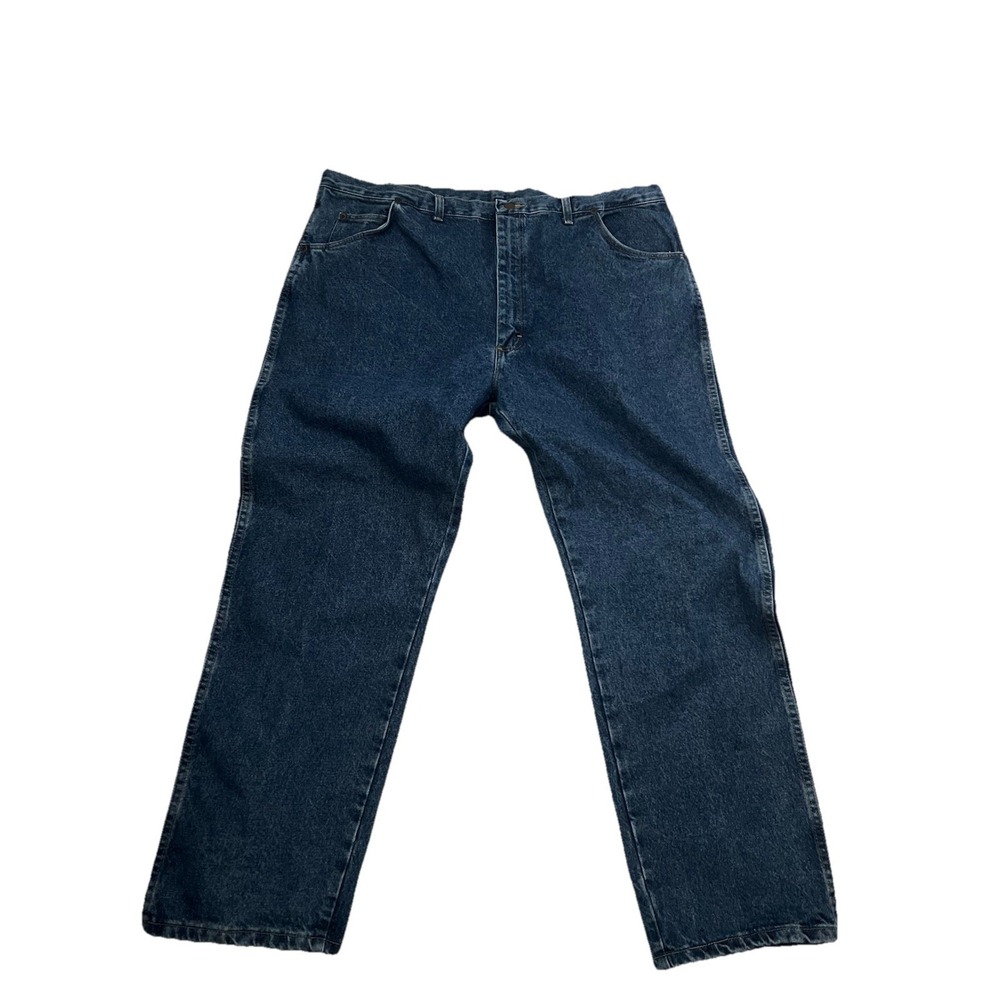 Wrangler Jeans‎ Vintage Straight Leg  44X30 Blue Made in USA 1990s Denim Cotton